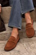 Mocassins en daim