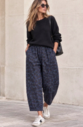 Pantalon ballon léopard